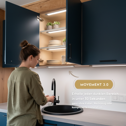 Movement 3.0 | Kabellose Unterbaubeleuchtung für Schränke