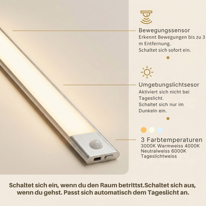 Movement 3.0 | Kabellose Unterbaubeleuchtung für Schränke